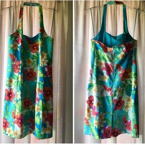 Ralph Lauren Floral-Print Halter Dress - 14